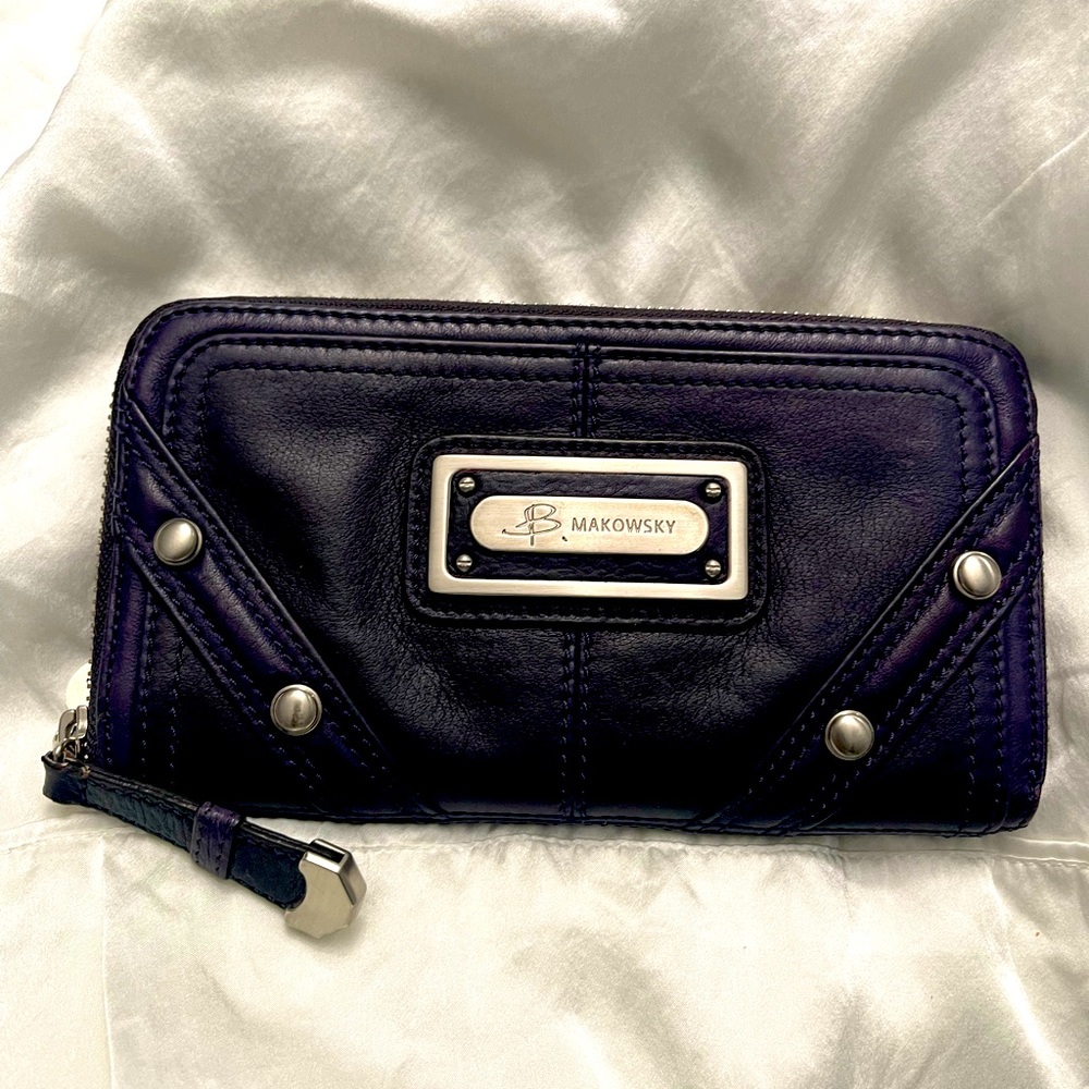 Leather Wallet by b. Makowsky